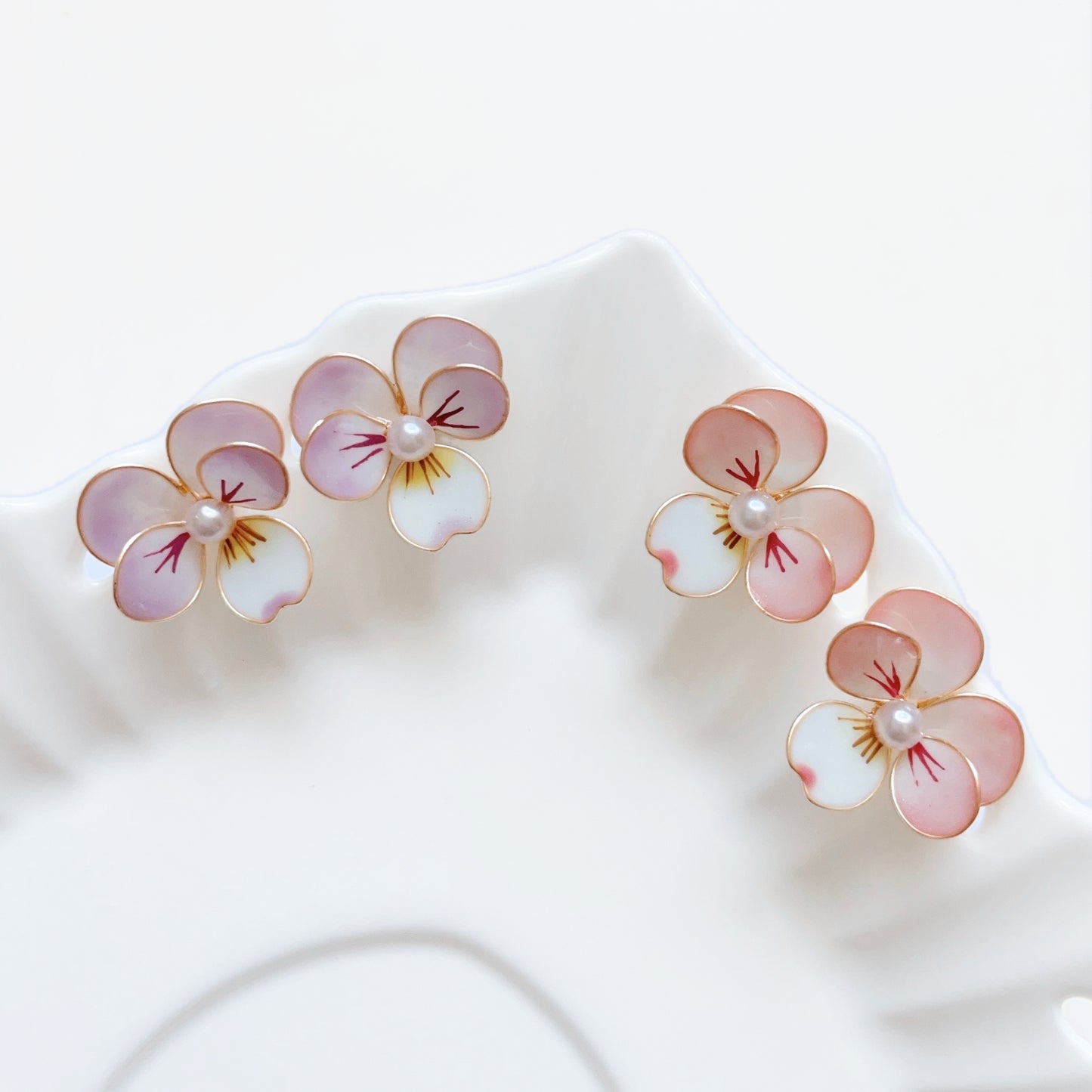 Violet Stud Earrings