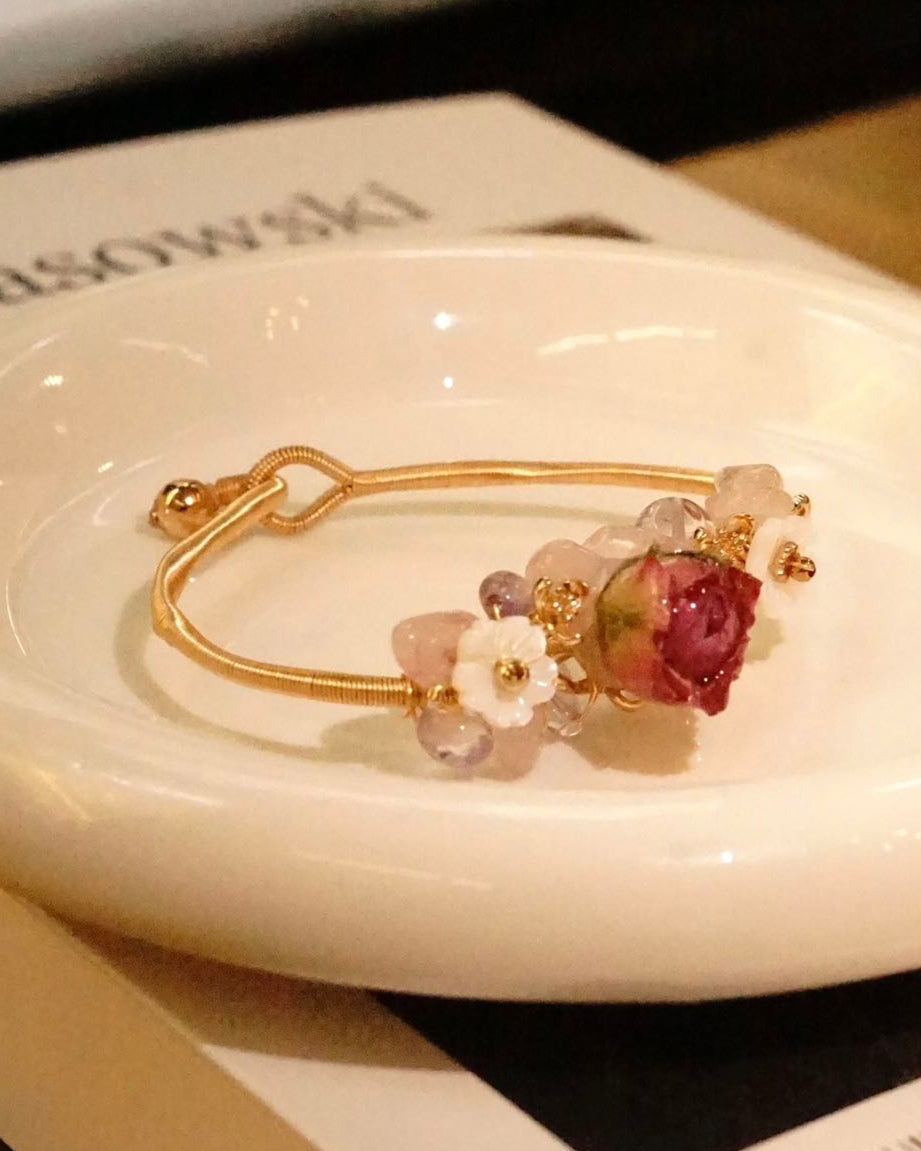 Blossom Rosebud Cooper Bangle