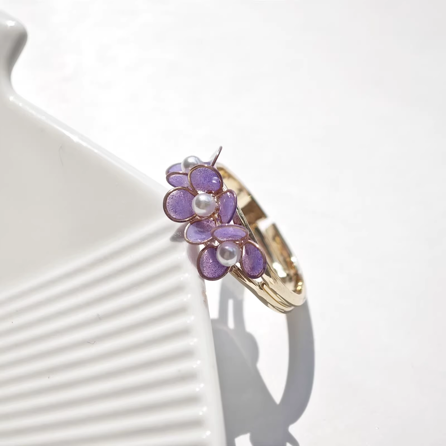 Hydrangea Petals Ring