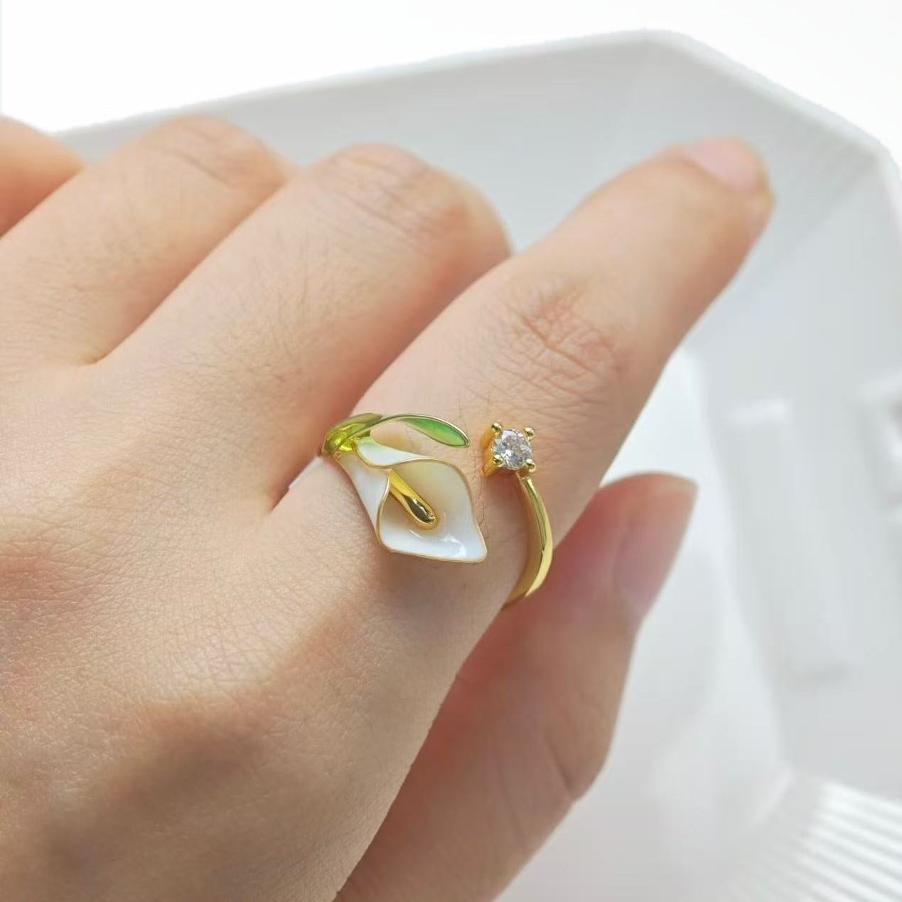 Calla Lily Ring