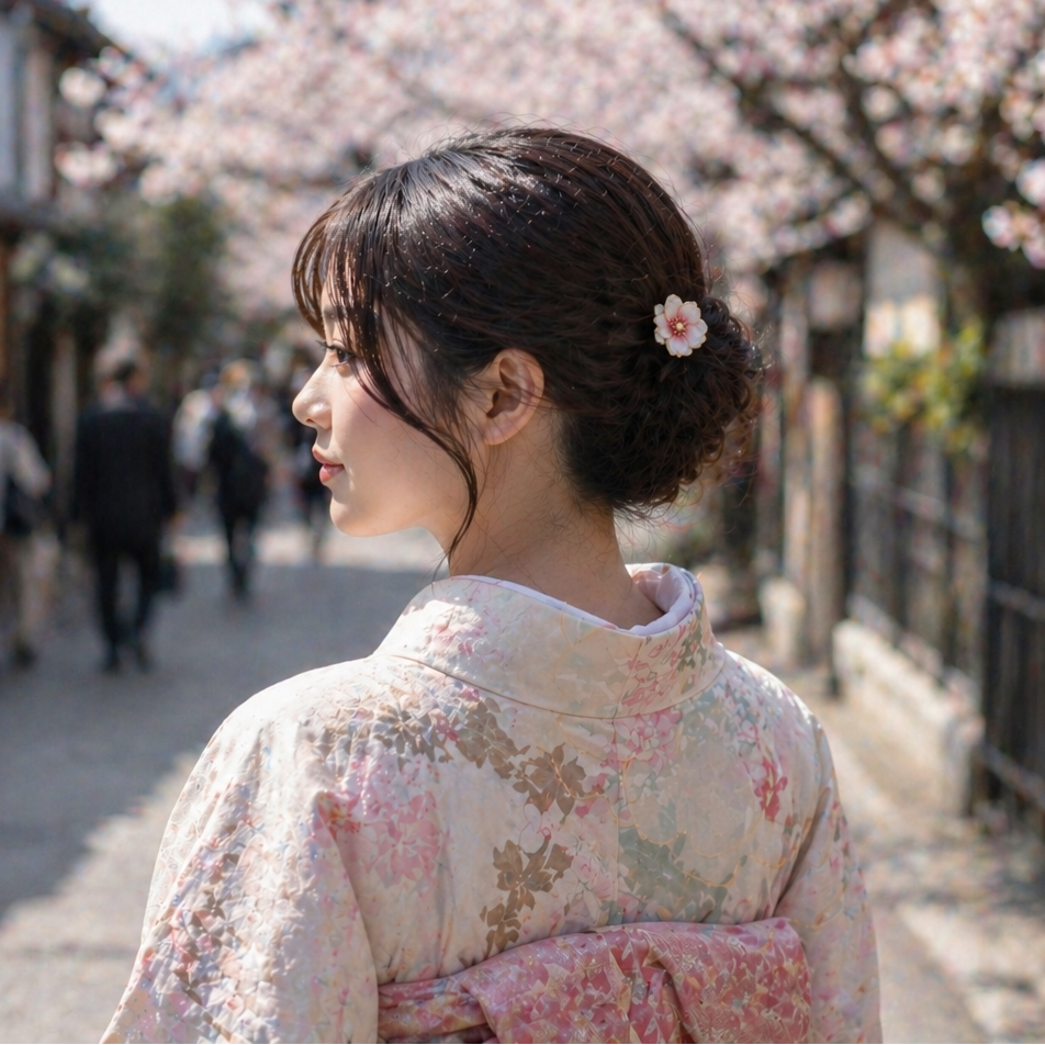 Cherry blossom Hairpin