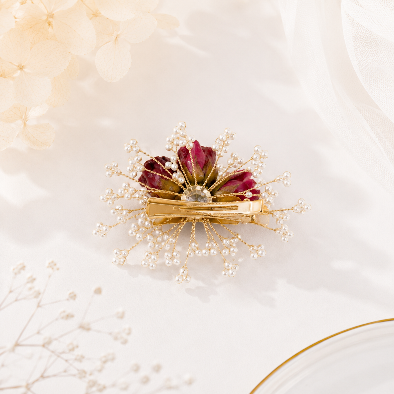Fiona Rose Hair Clip