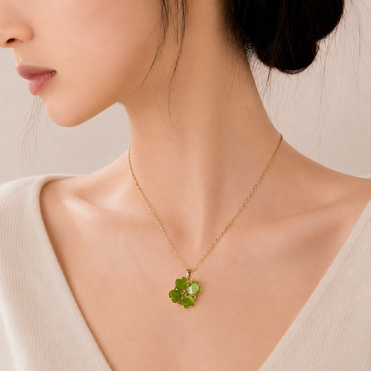 Four-leaf Clover Necklace
