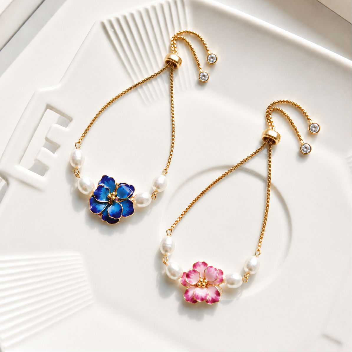 Hibiscus Flower Bracelet