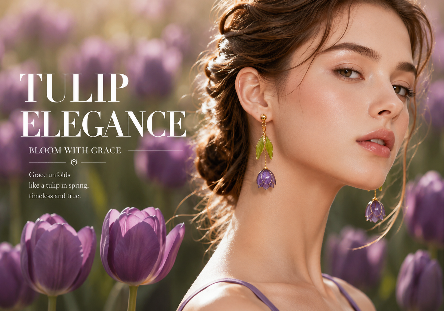 Tulip Upside Down Earrings