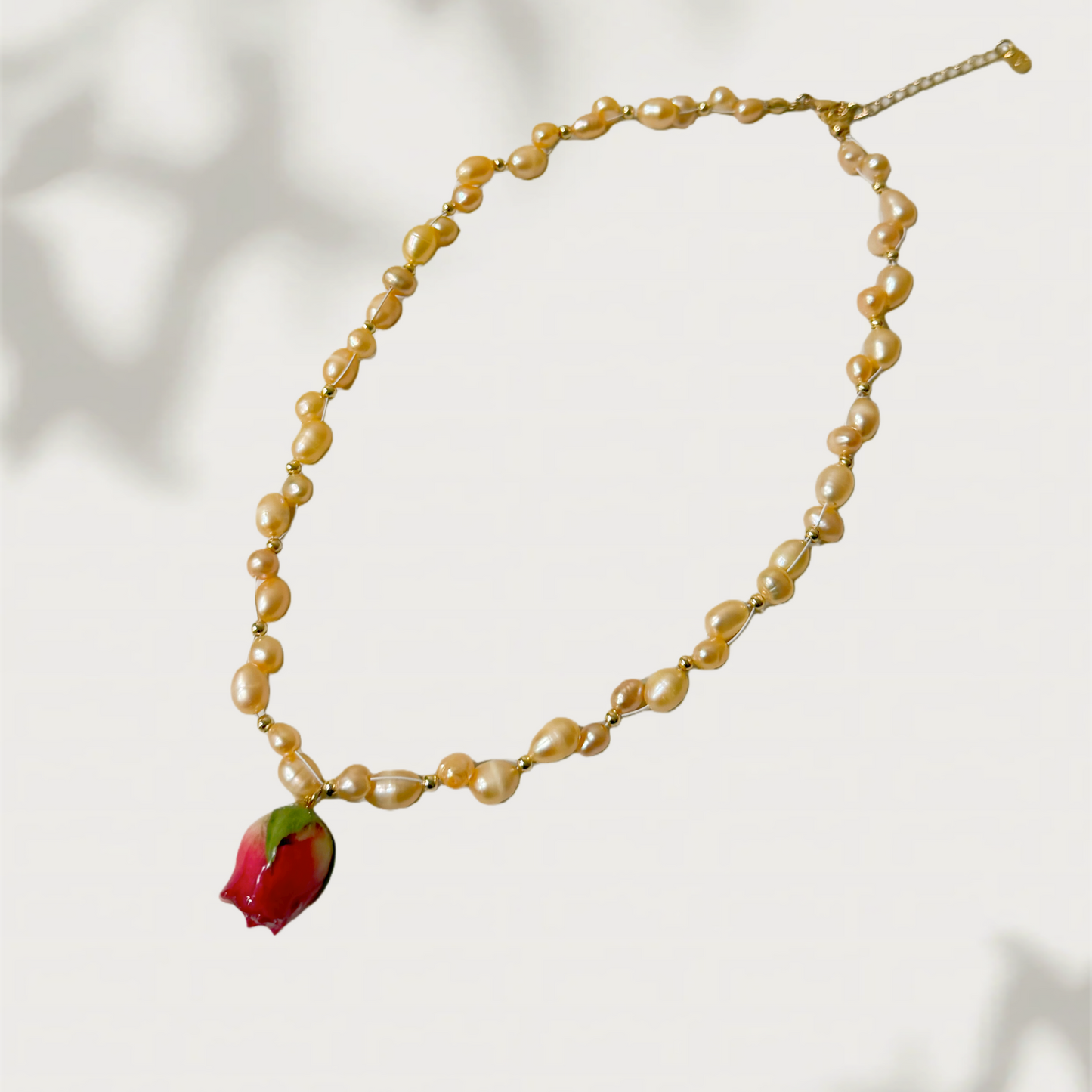 Aveline Rose Pearl Necklace