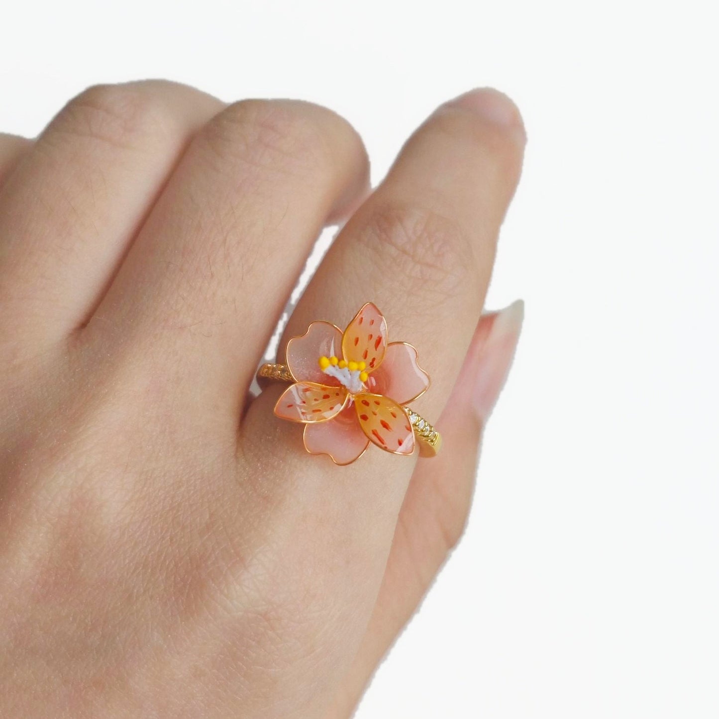 Alstroemeria Flower Ring