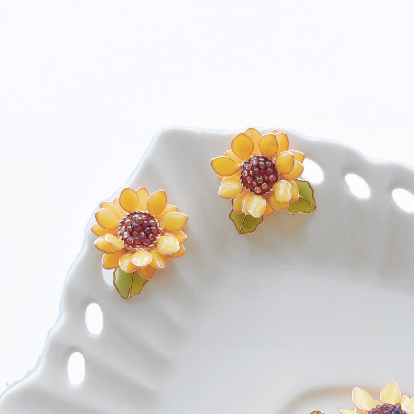 Sunflower Stud Earrings