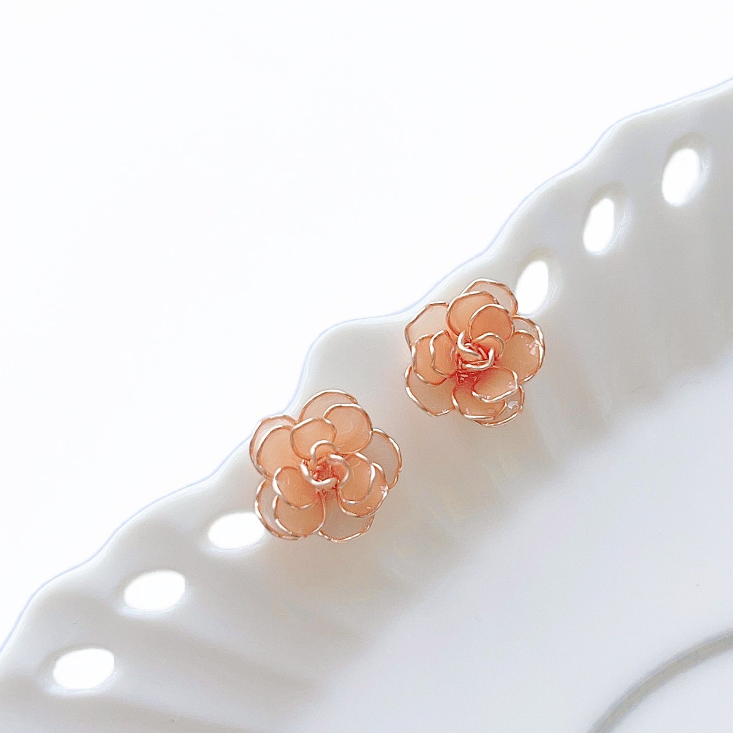 Rose Stud Earrings
