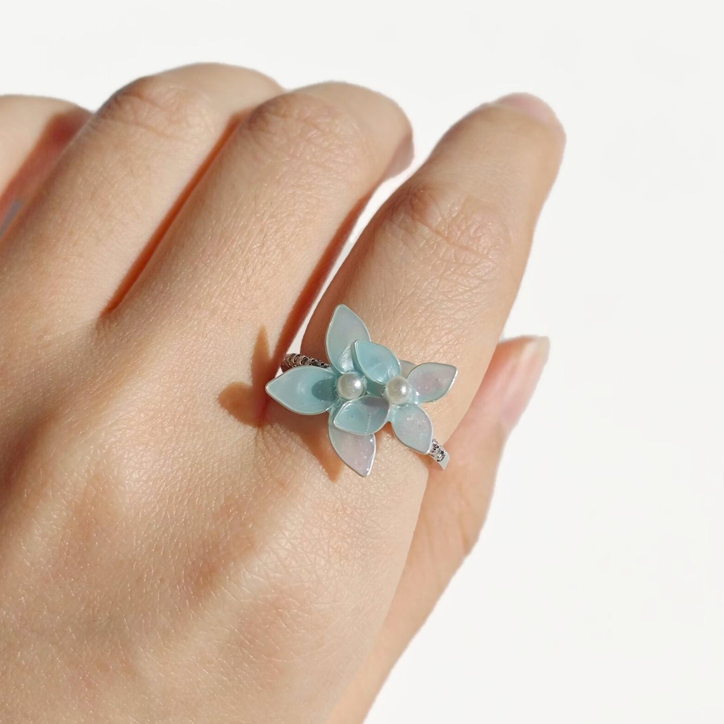Hydrangea Petals Ring