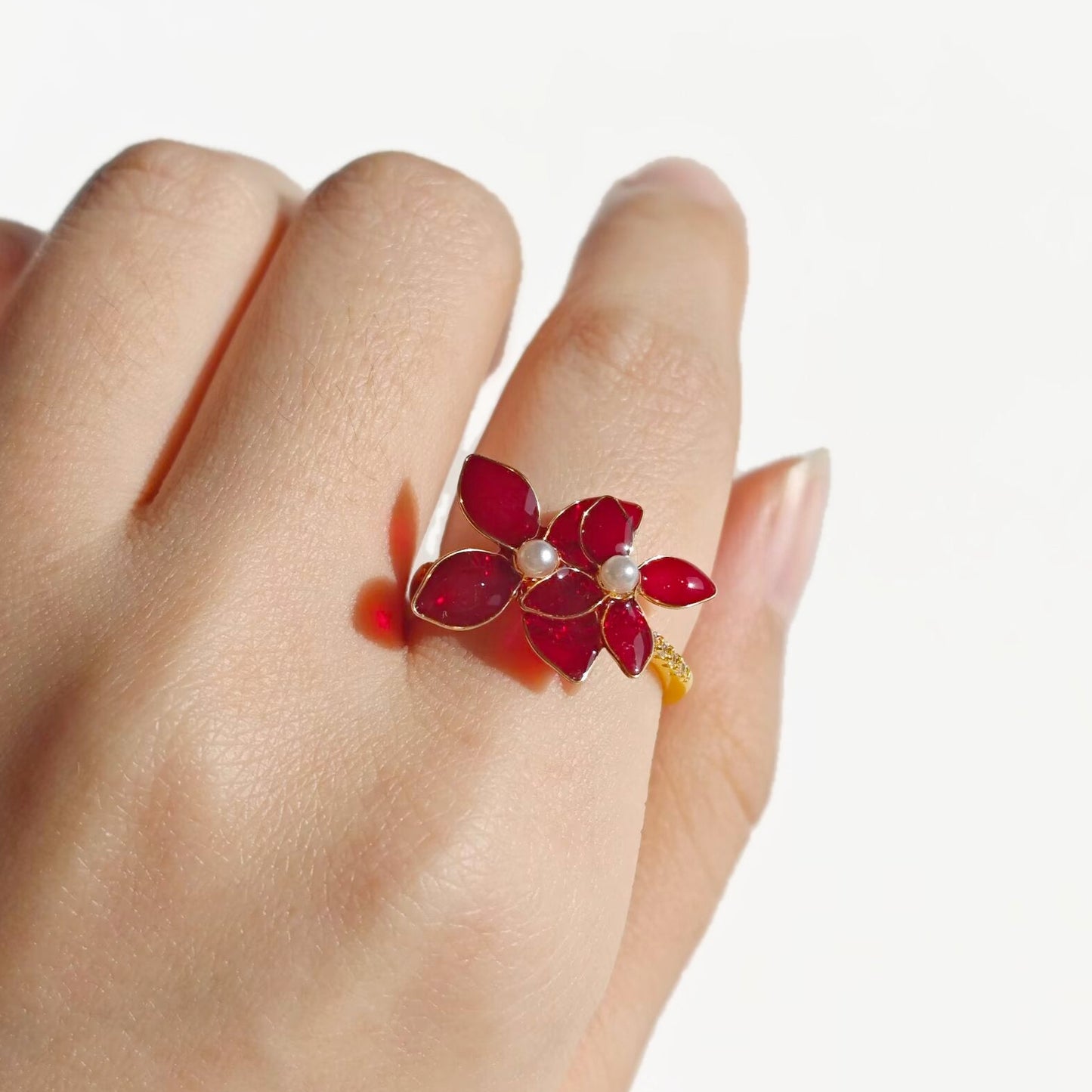 Hydrangea Petals Ring