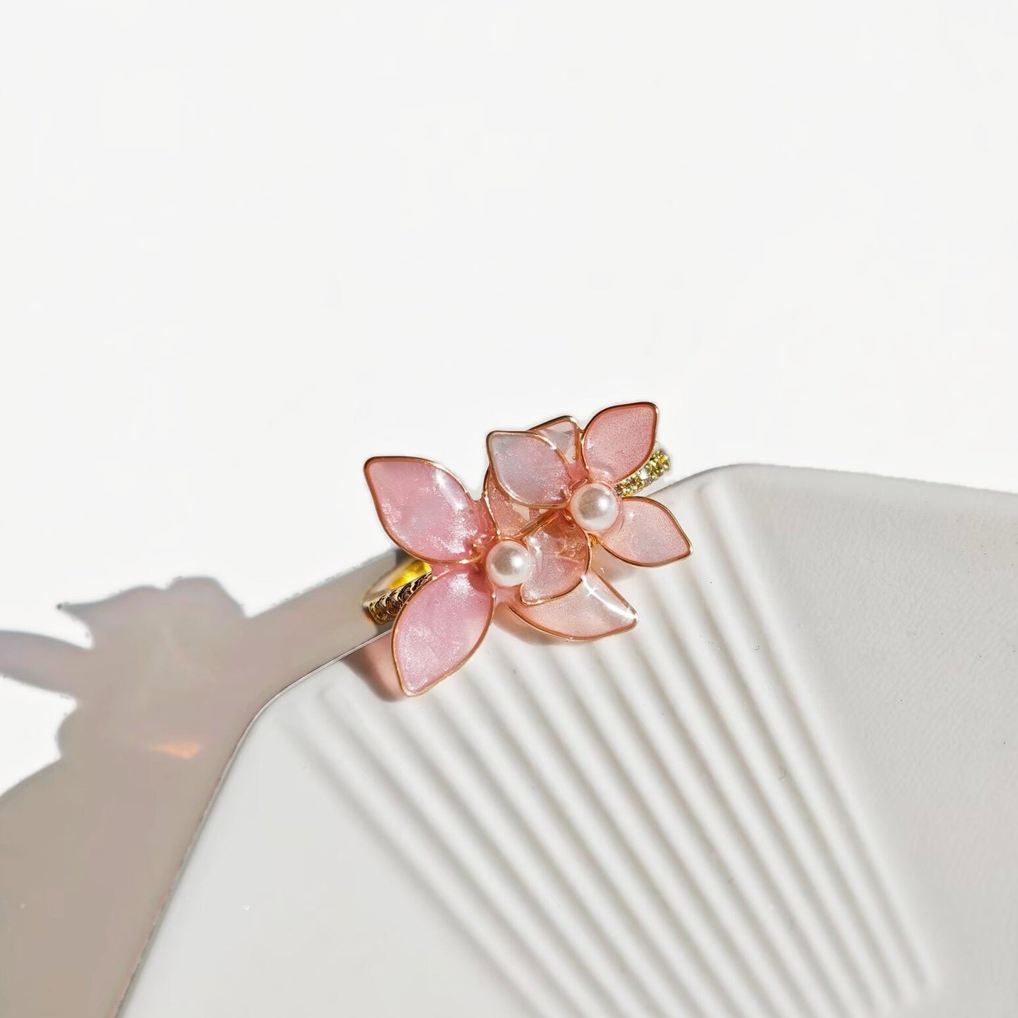 Hydrangea Petals Ring