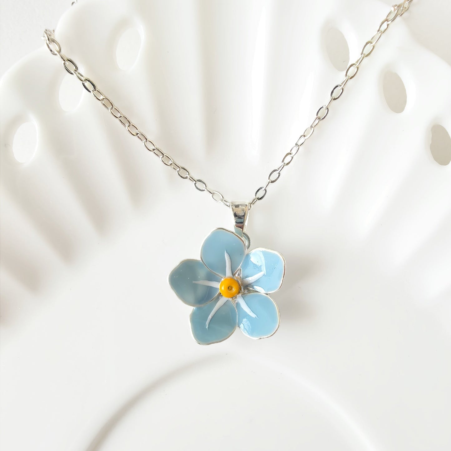 Forgive Me or Not Flower Necklace