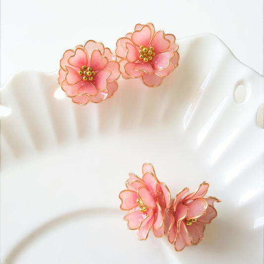 Peony Stud Earrings