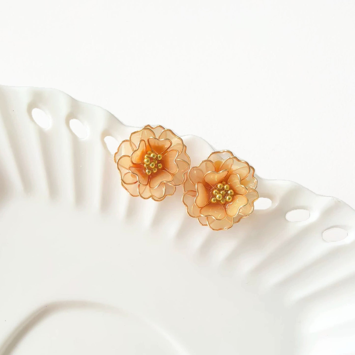 Peony Stud Earrings