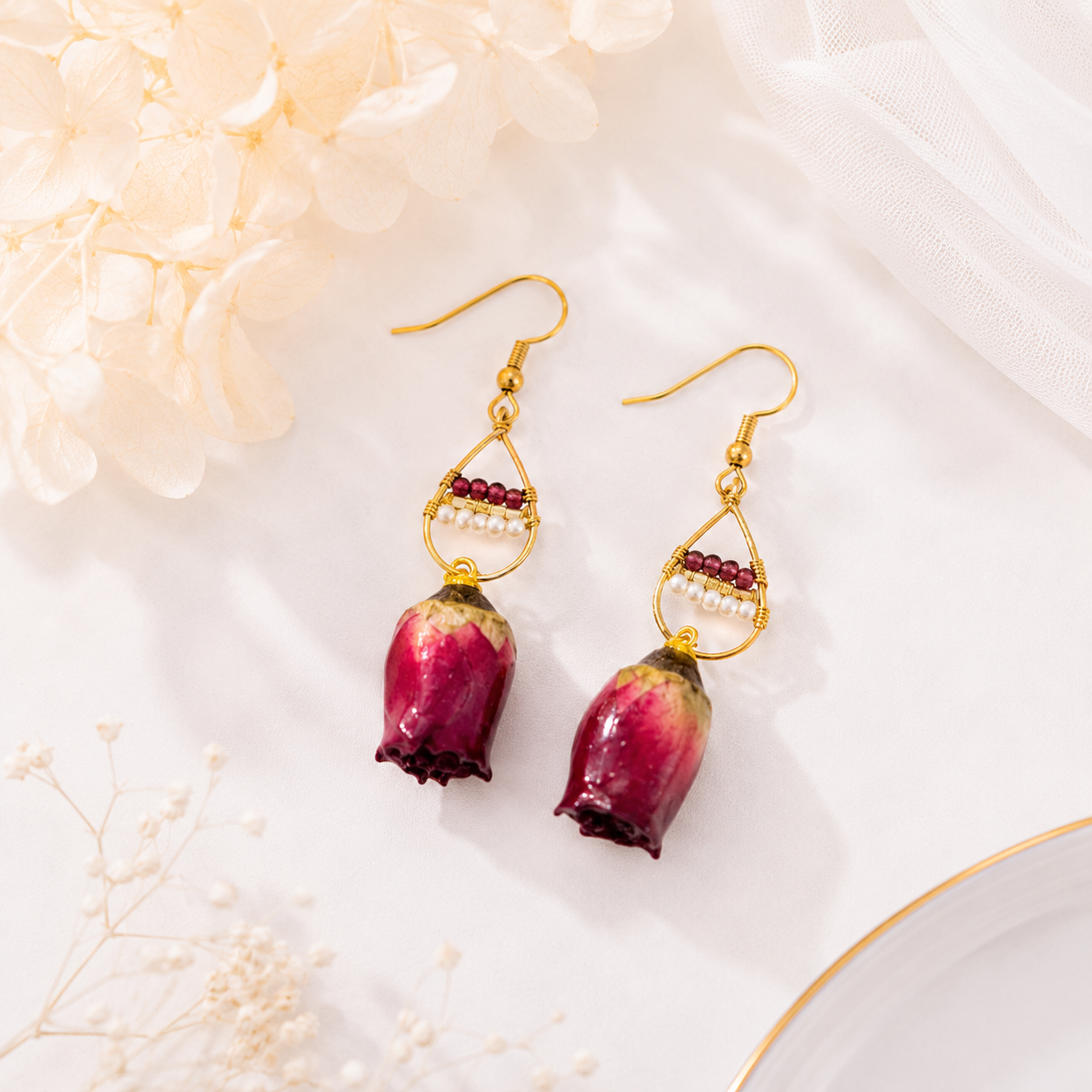 Elizabeth Rose Earrings