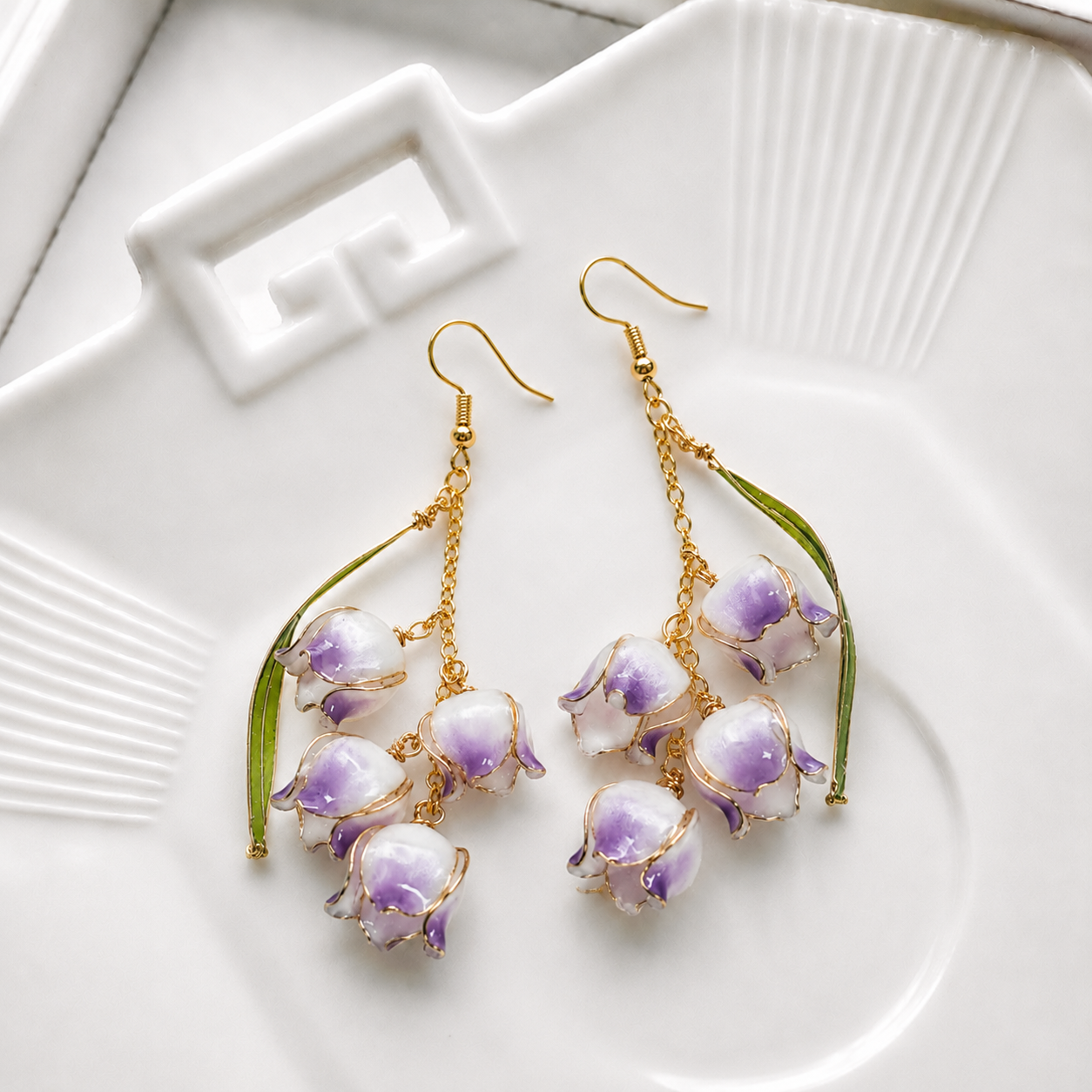 Lily of the Valley Earrings