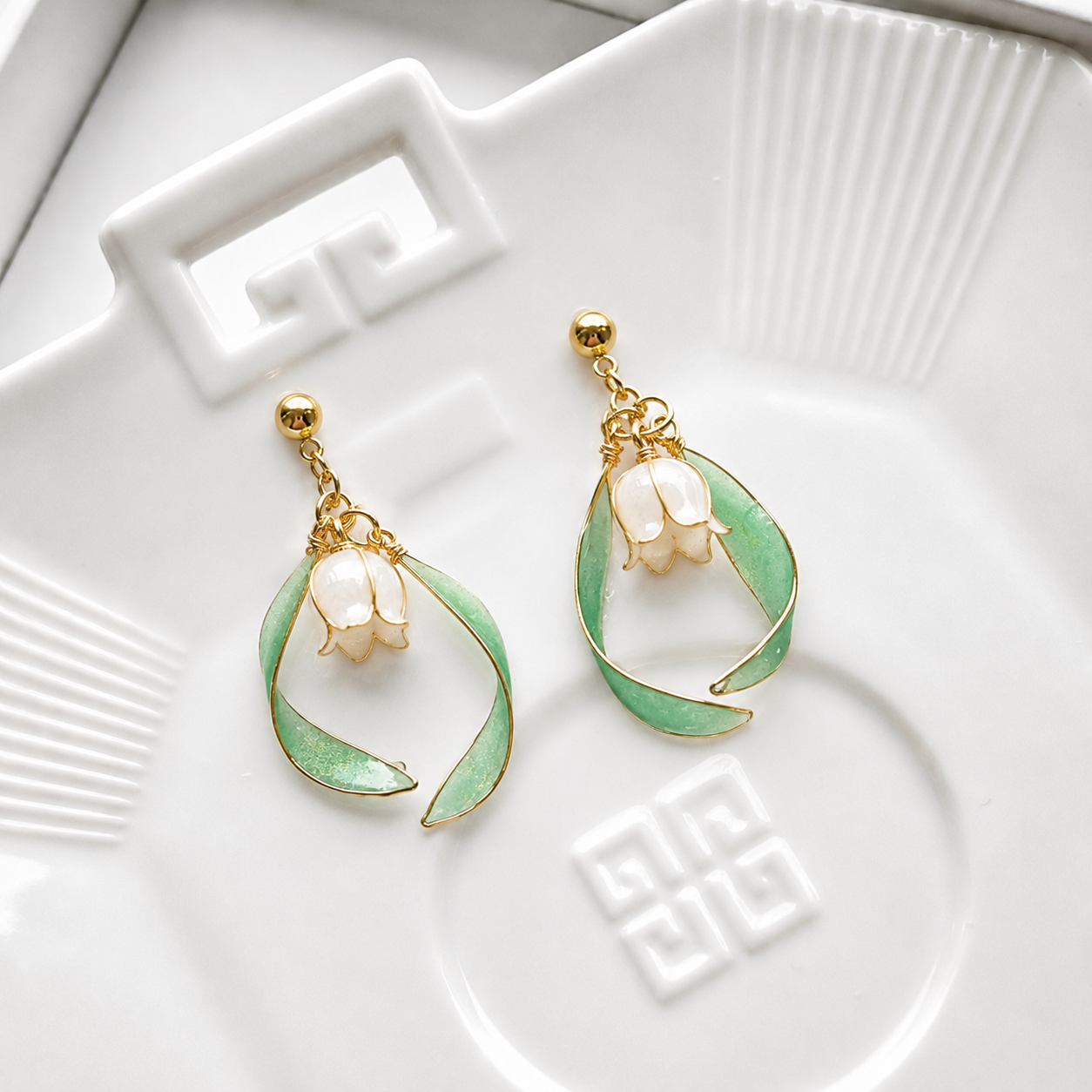 Lily of the Valley Earrings