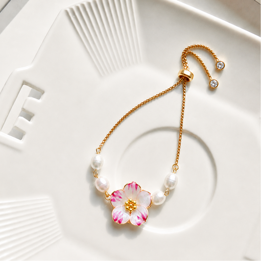 Japanese Camellia Bracelet