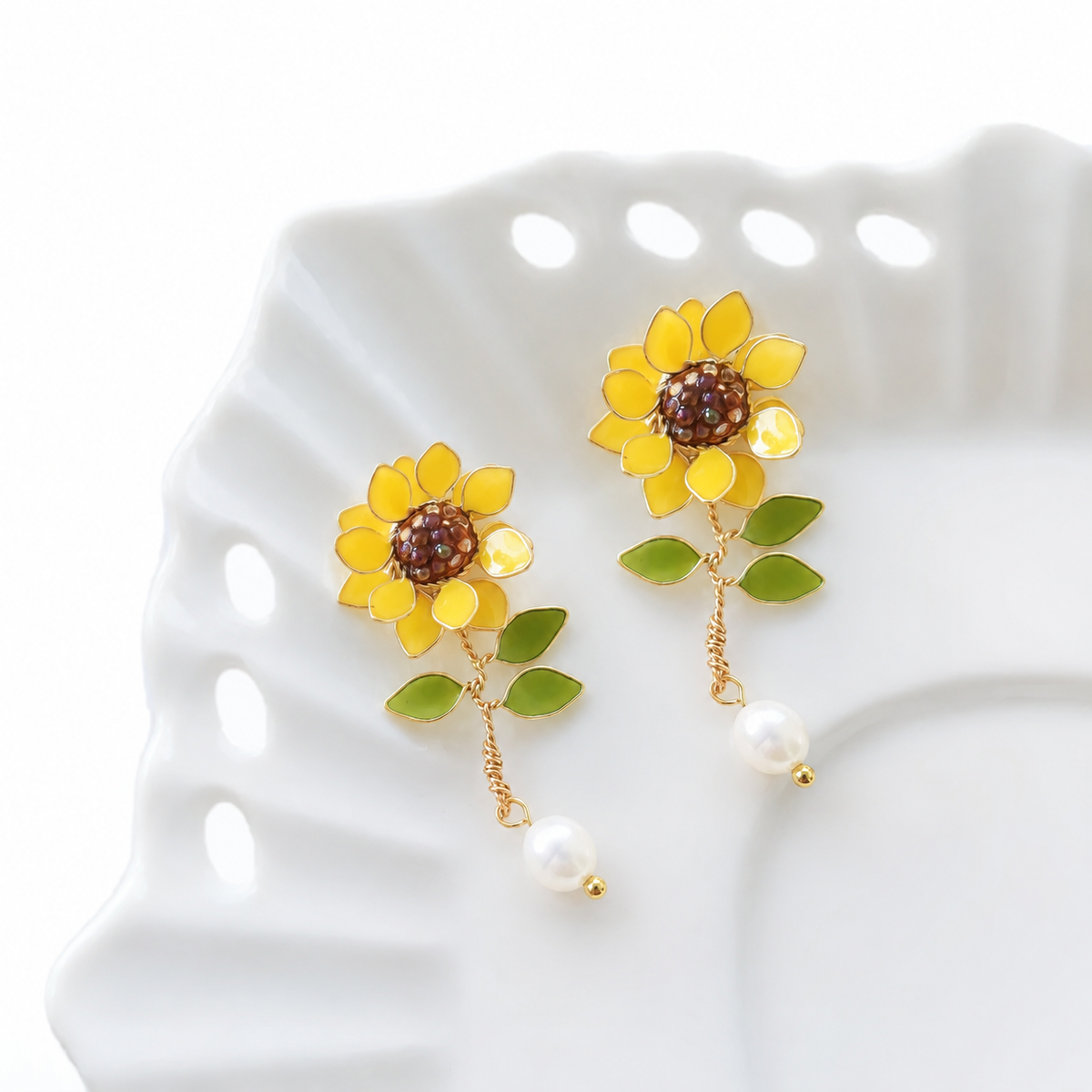 Sunflower Earring