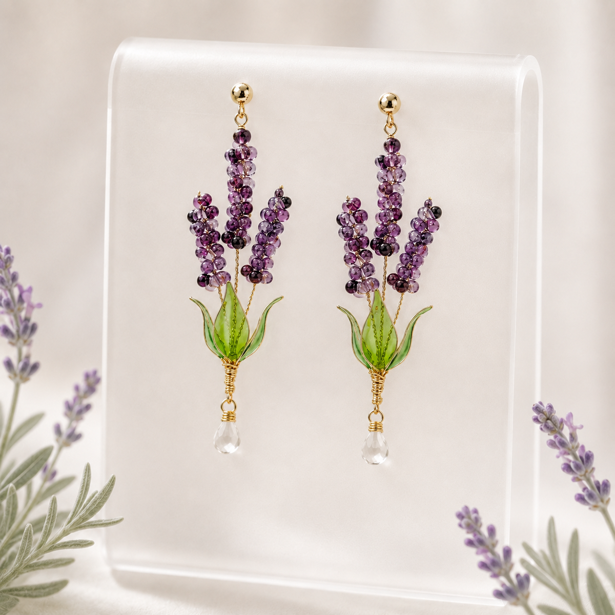 Lavender Earrings