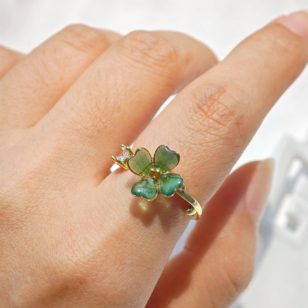 Four-leaf Clover Ring