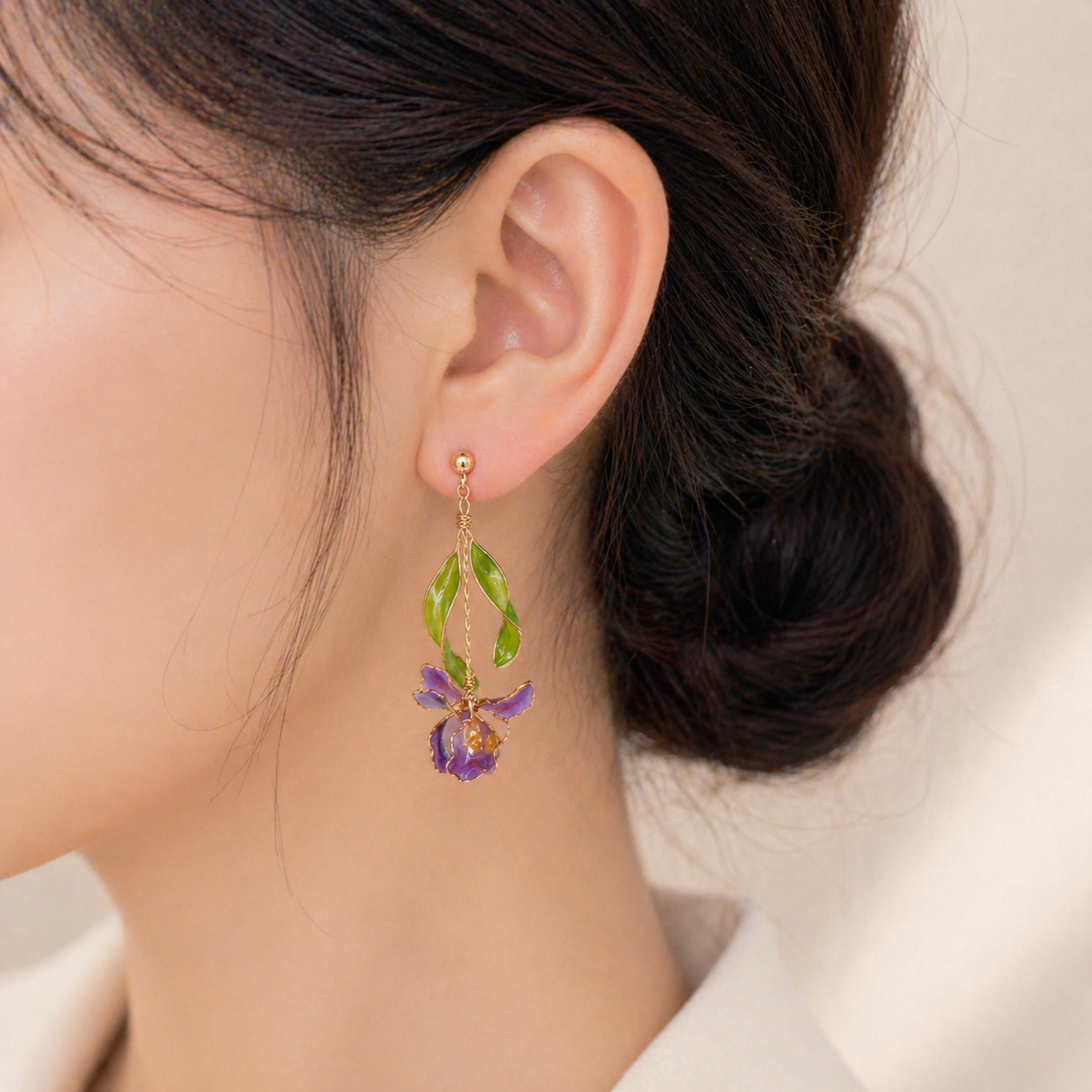 Iris Earrings