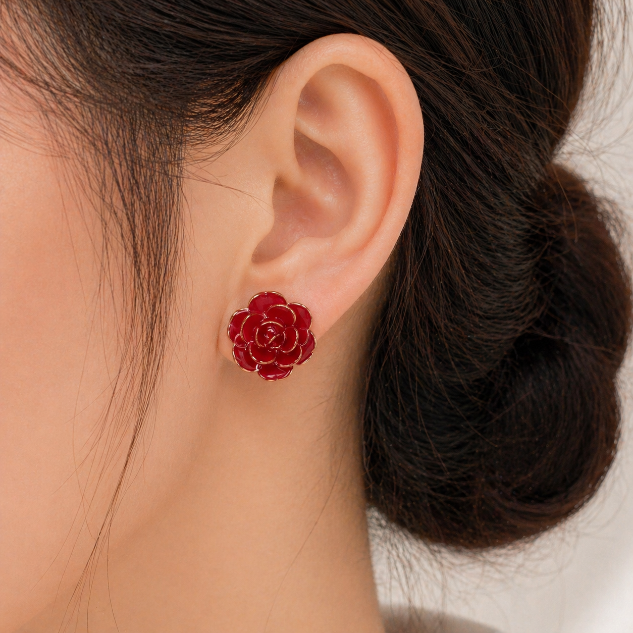 Rose Stud Earrings
