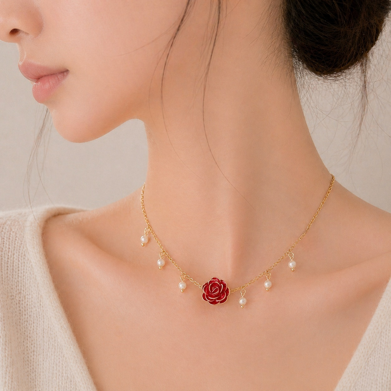 Rose Necklace