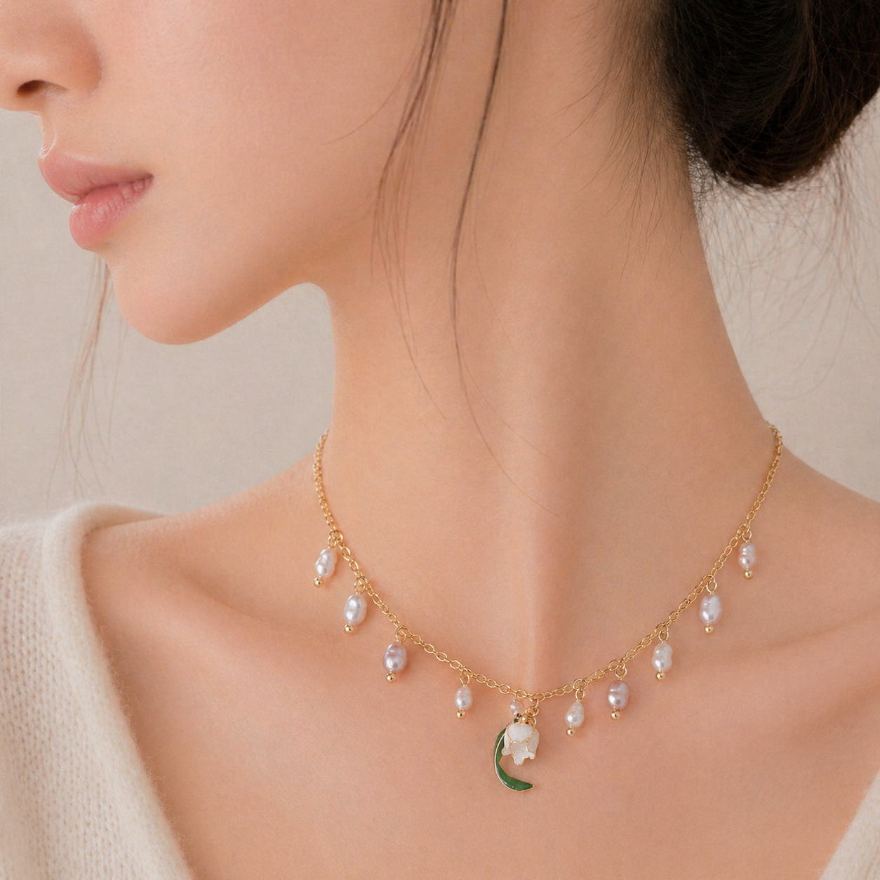 Lily of the Valley Necklace