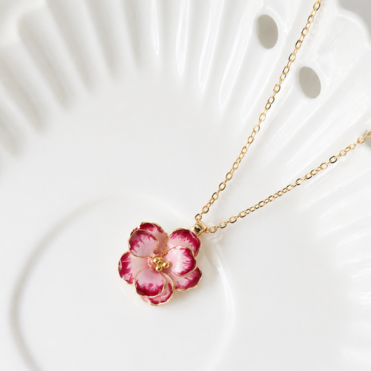 Hibiscus Necklace