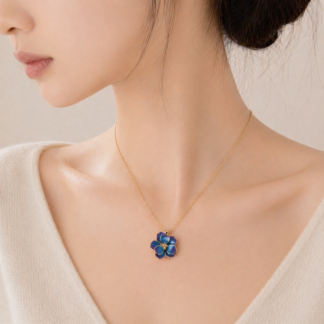 Hibiscus Necklace