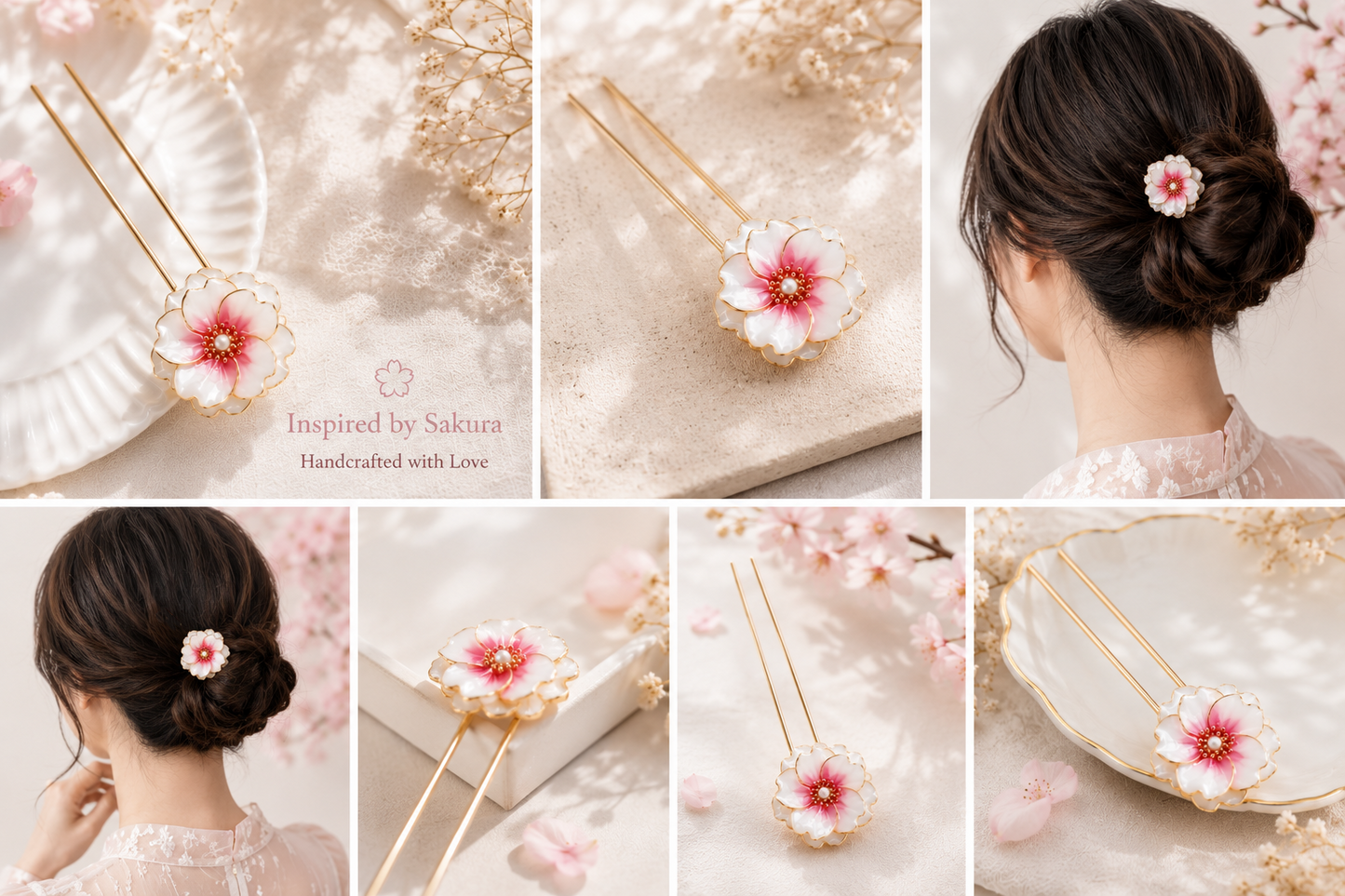 Cherry blossom Hairpin