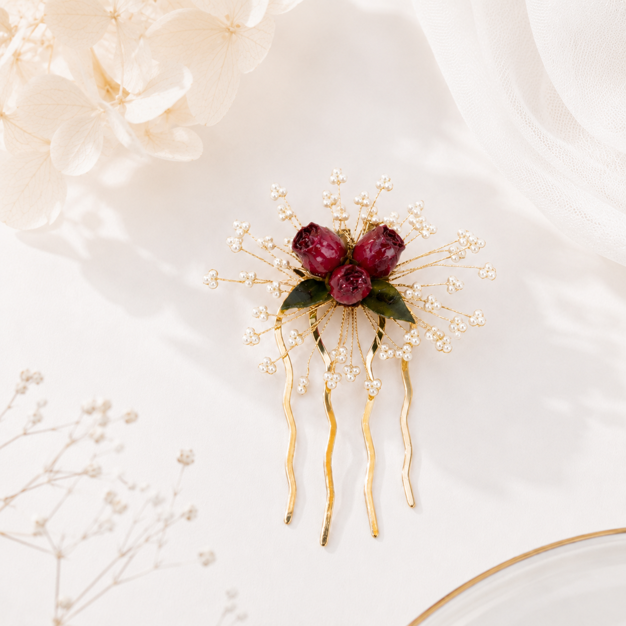 Fiona Rose Hair Comb