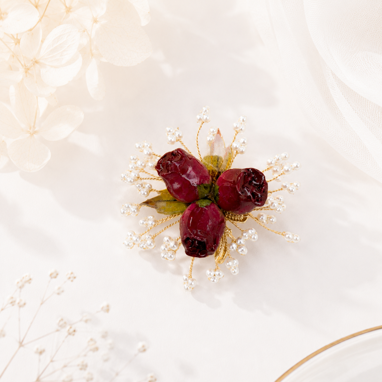 Fiona Rose Hair Clip