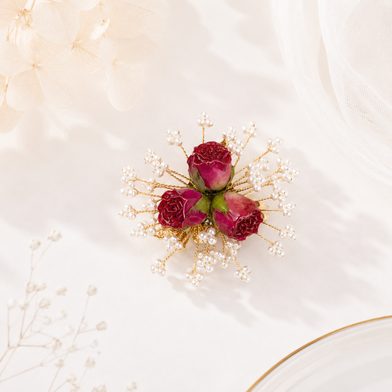 Fiona Rose Hair Clip