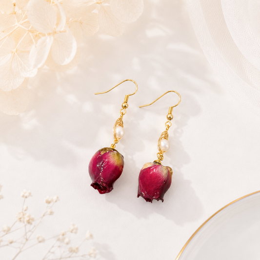 Grace Rose Earrings