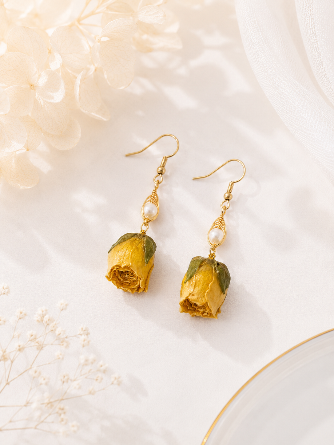 Grace Rose Earrings