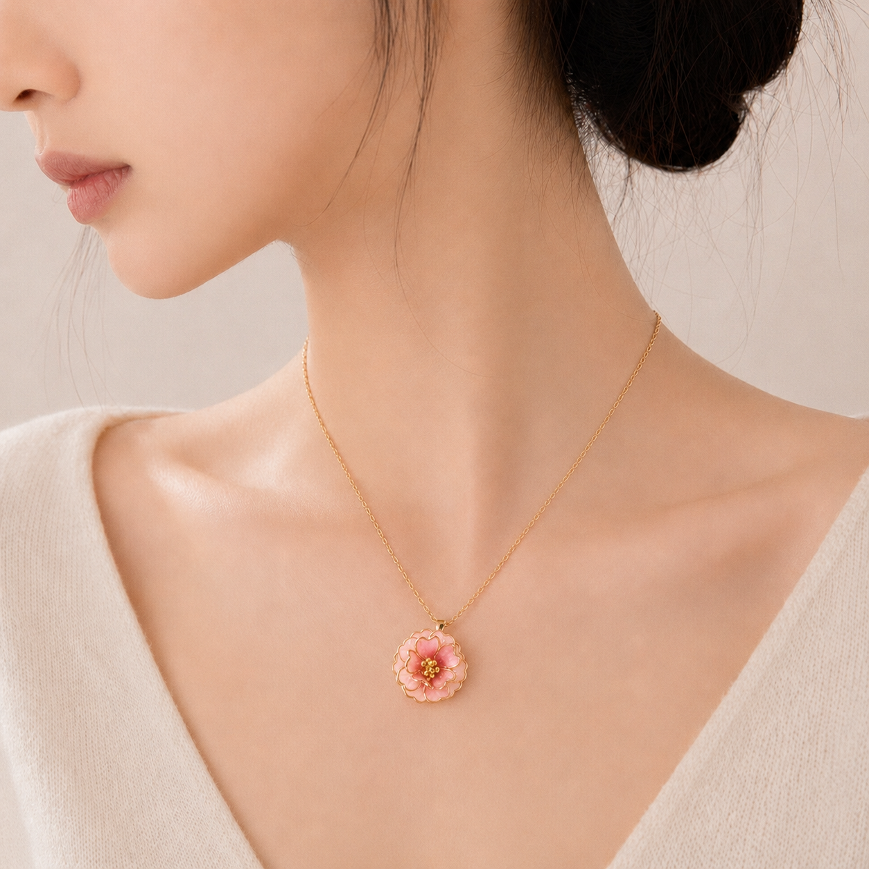 Peony Necklace