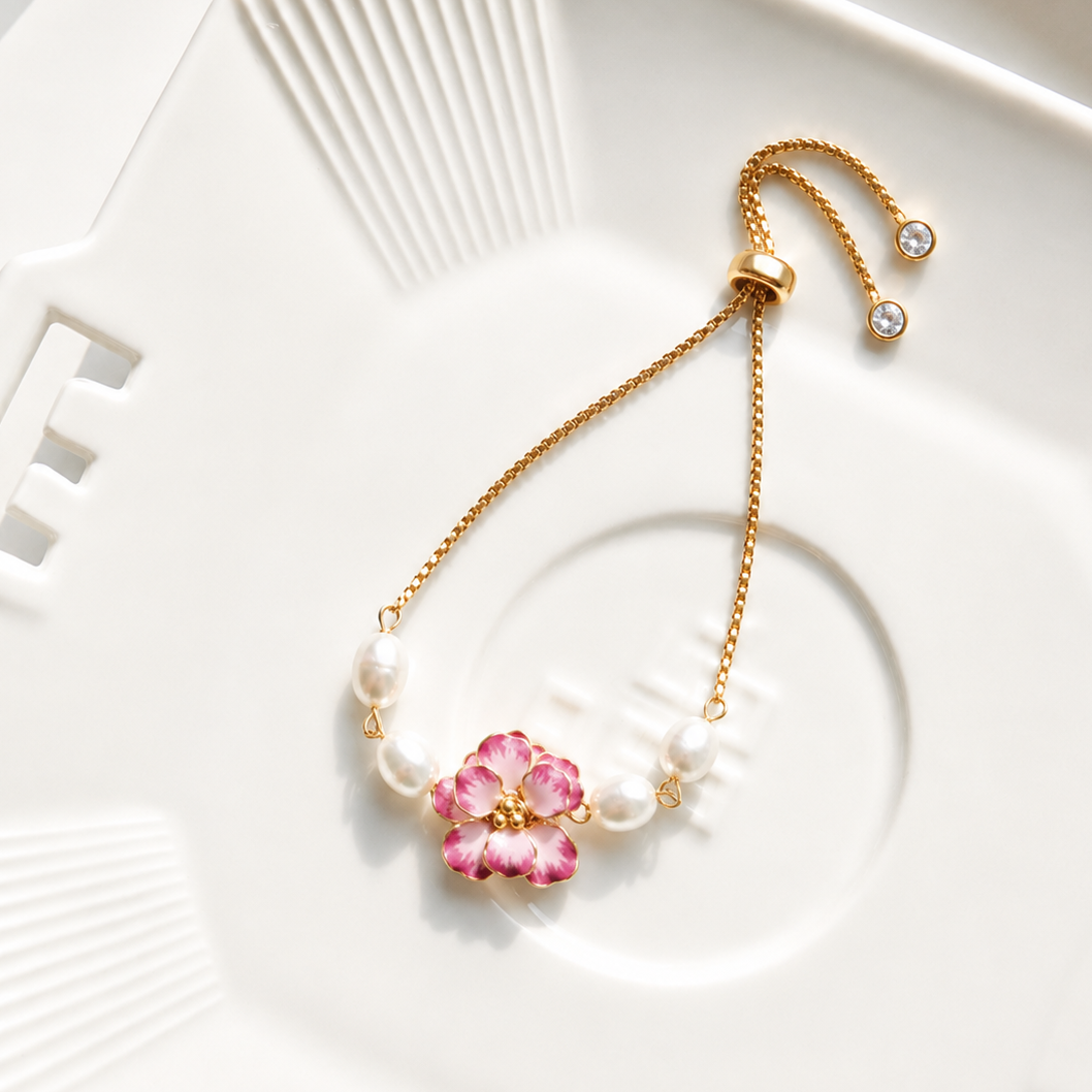 Hibiscus Flower Bracelet
