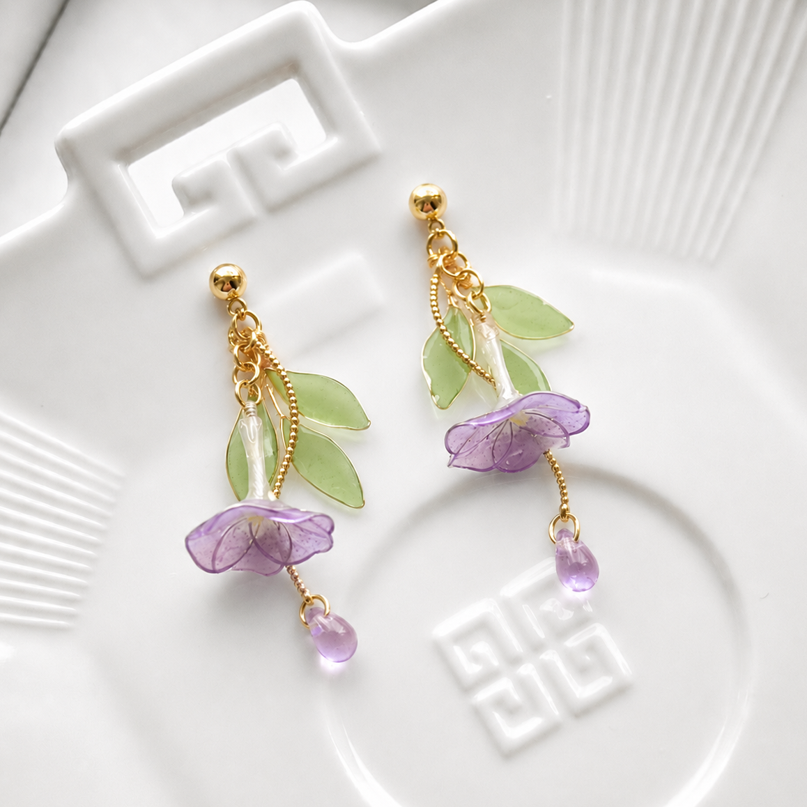 Morning Glory Earrings
