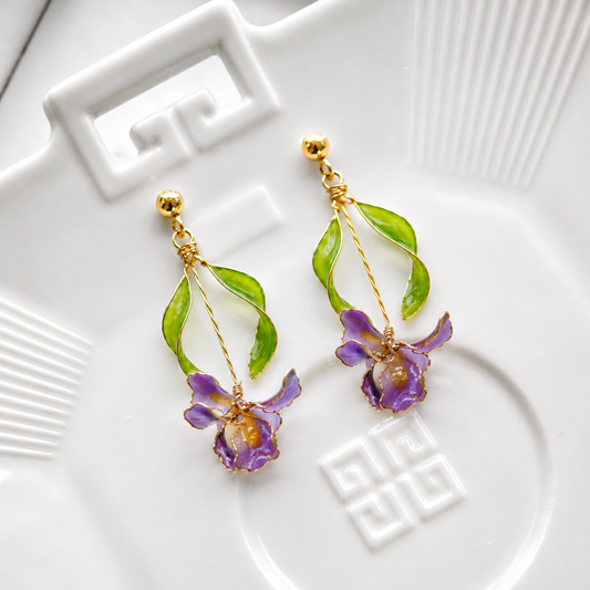Iris Earrings