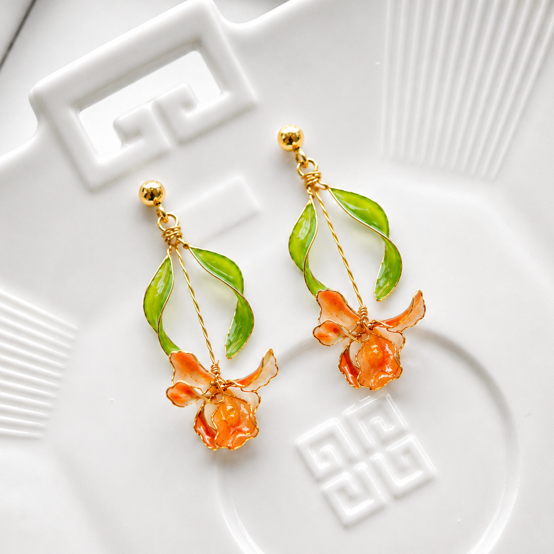 Iris Earrings