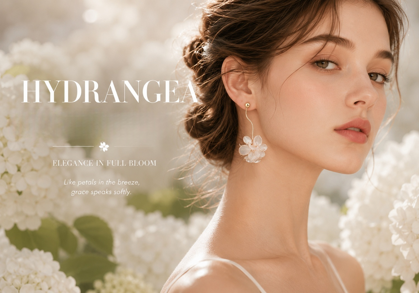 A Flower Ball Earrings