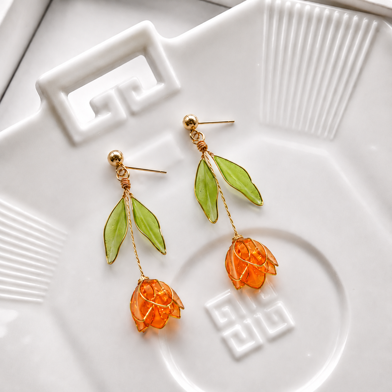 Tulip Upside Down Earrings