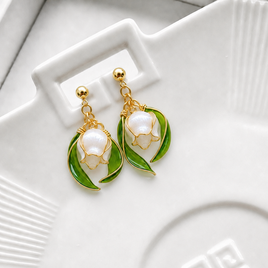 Lily of the Valley Earrings