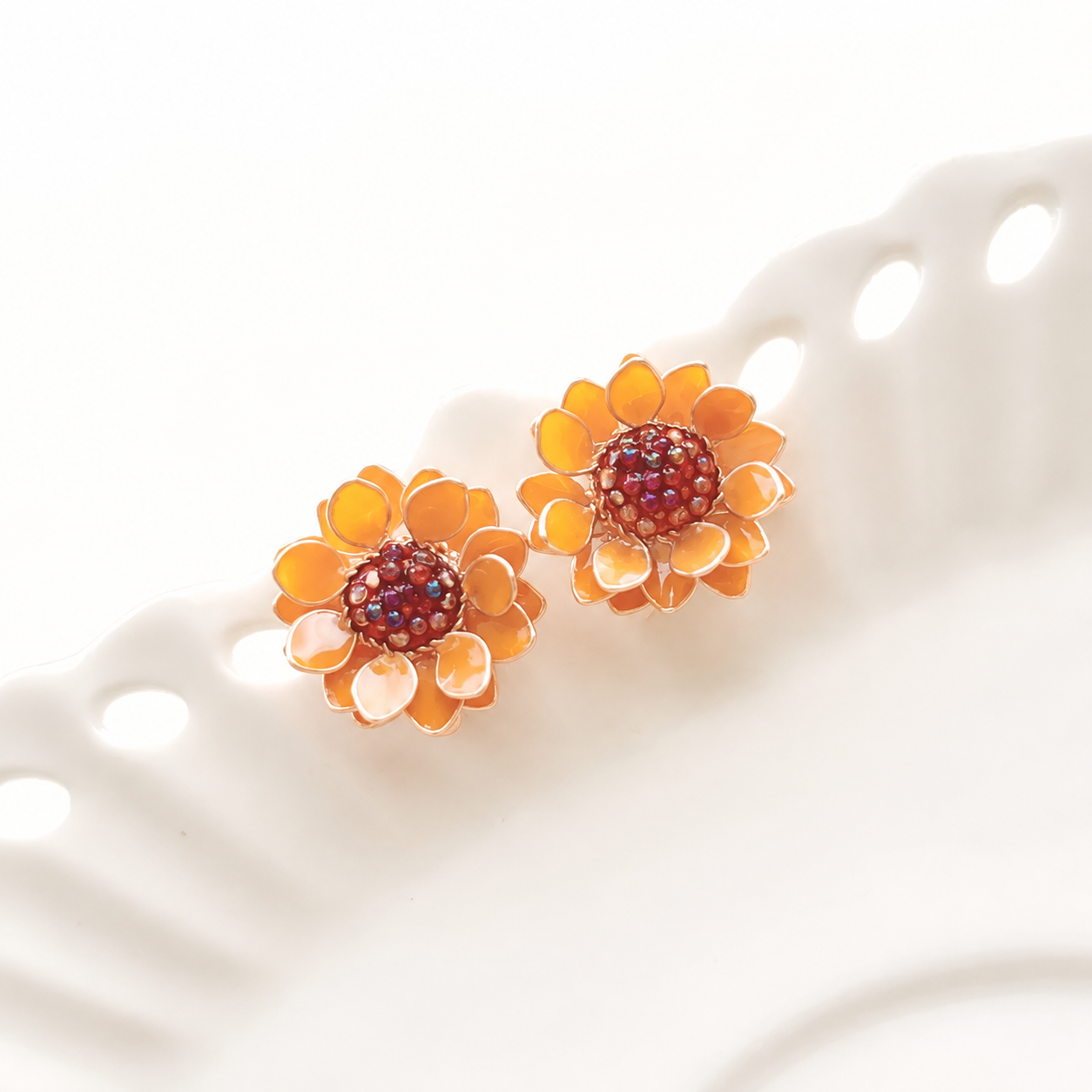 Sunflower Stud Earrings
