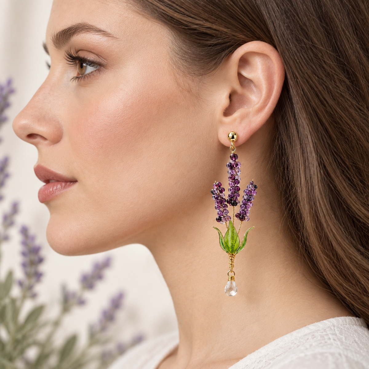 Lavender Earrings