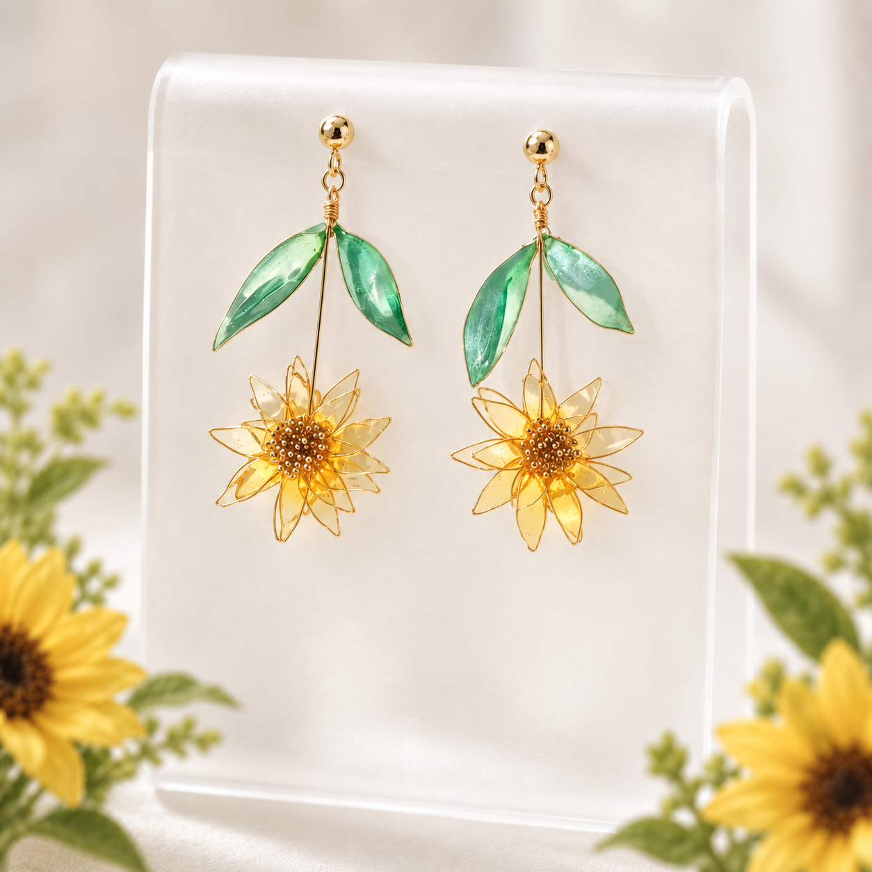 Sunflower Earrings