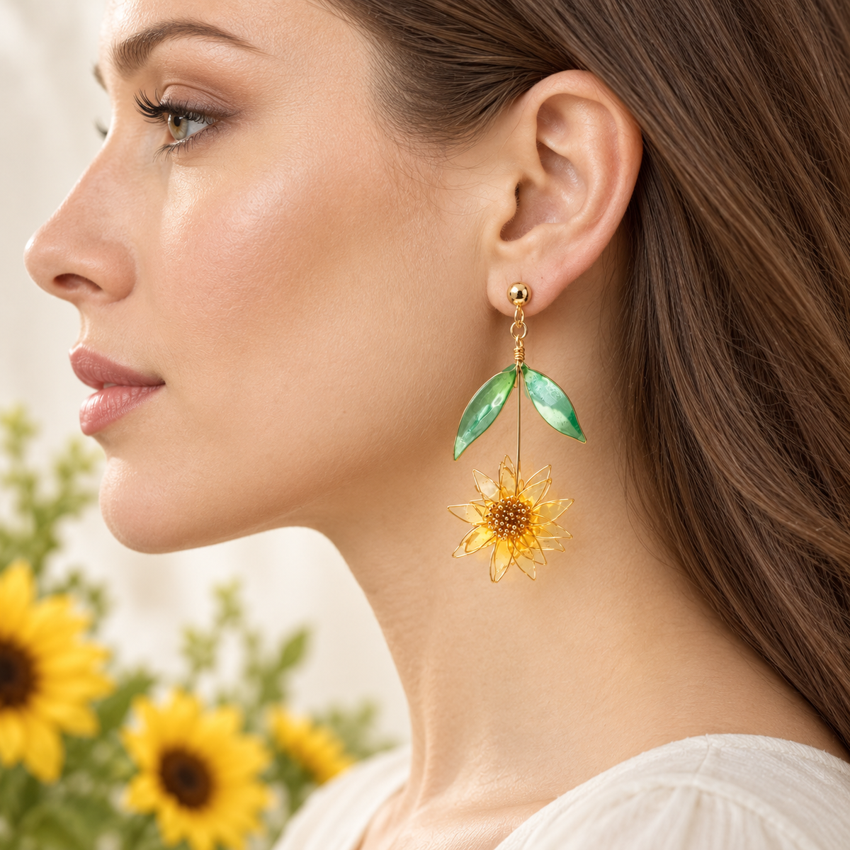 Sunflower Earrings